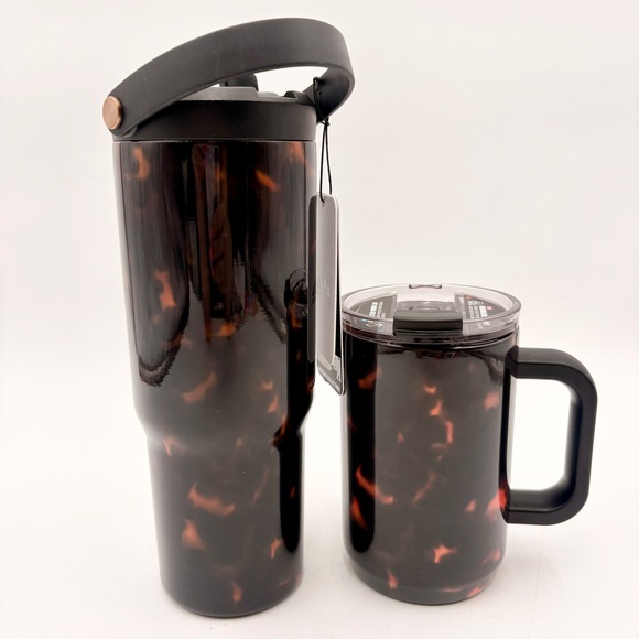 Hydrapeak Other - Hydrapeak Artisan Collection Tortoise Shell 32oz Nomad Tumbler & 18oz Mug Set